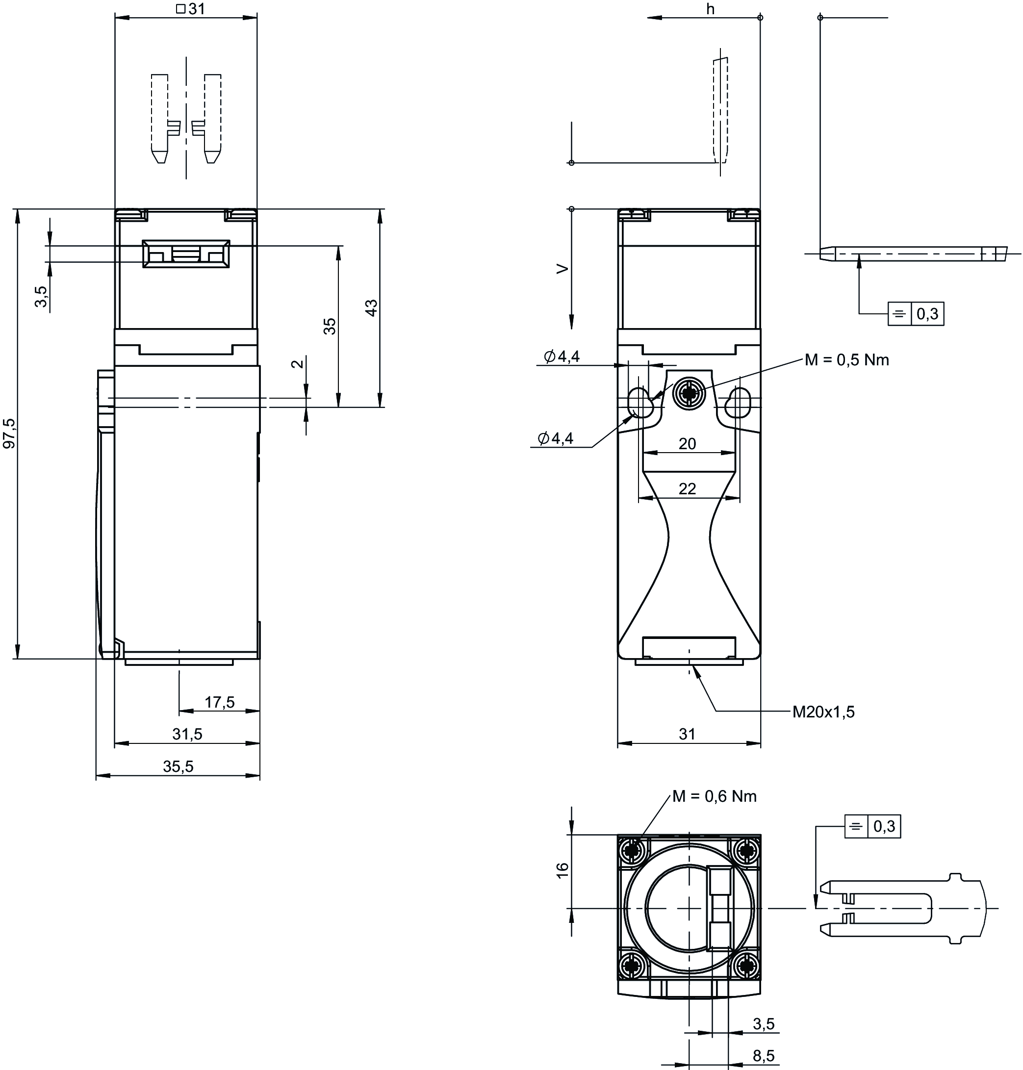 Dimensional drawings