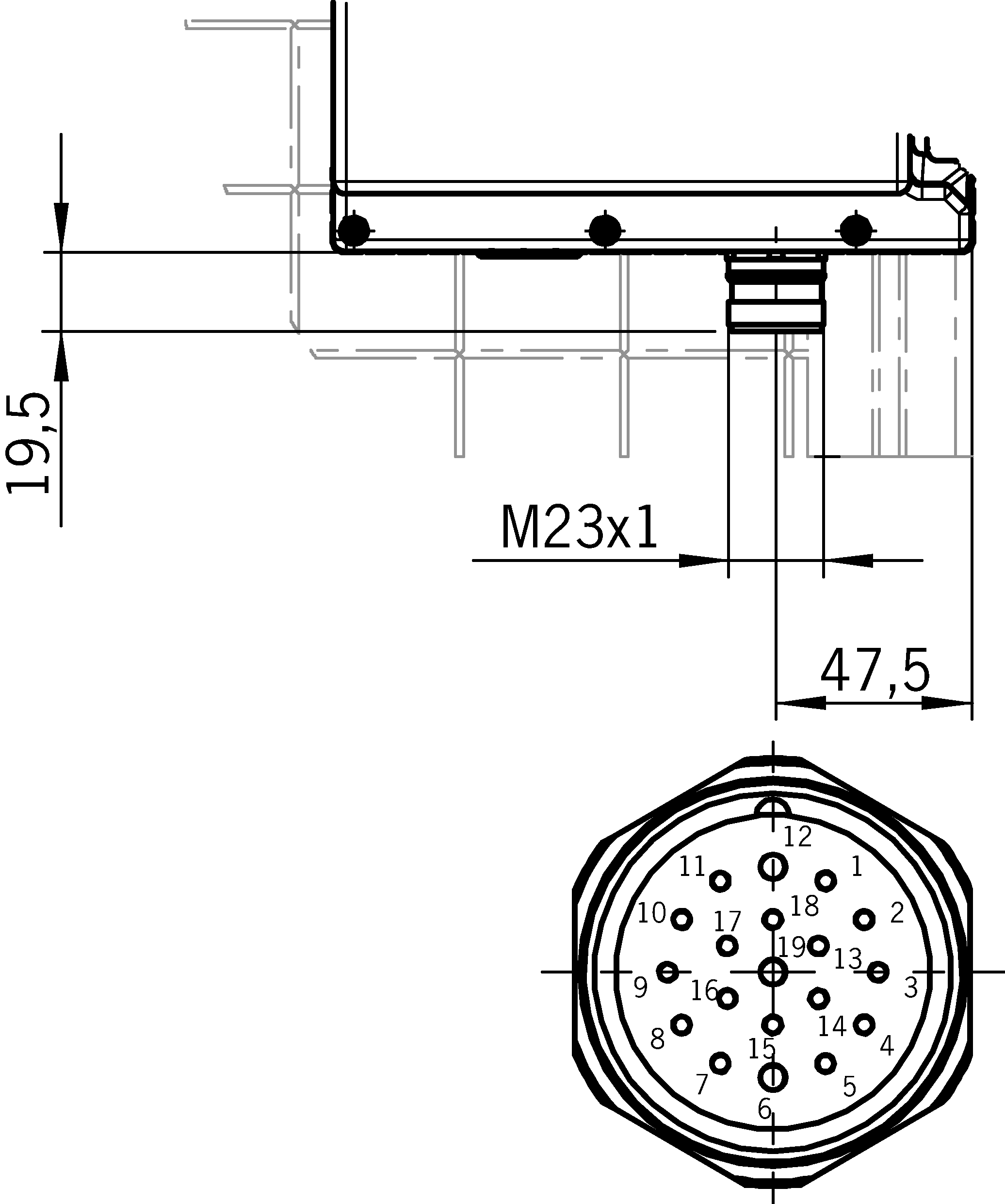 MGB-L1-ARA-AM5A1-S1-L-121192 (Order no. 121192) | EUCHNER