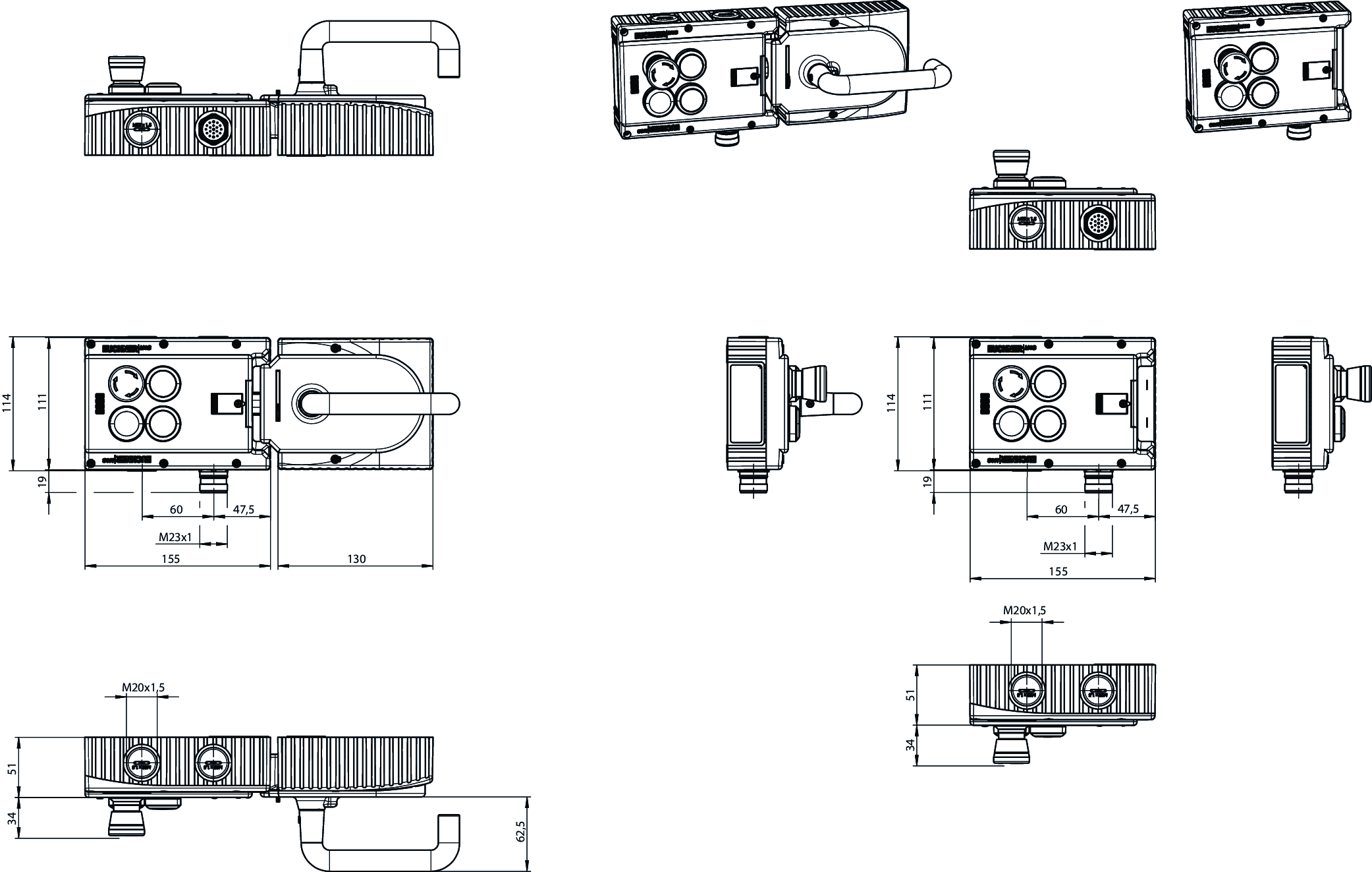 Dimensional drawings