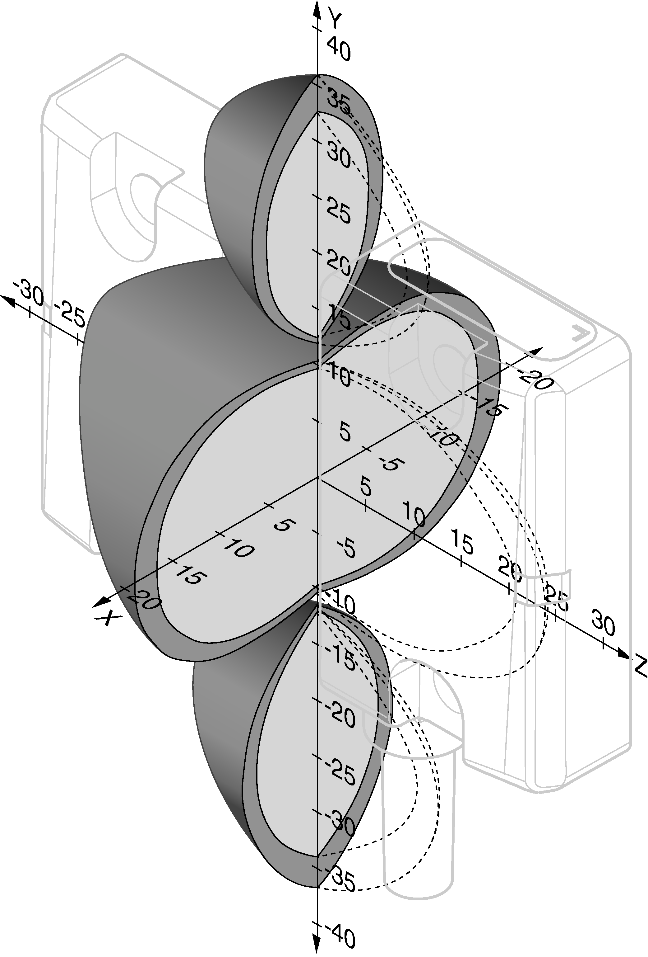 <p>Typical actuating range</p>