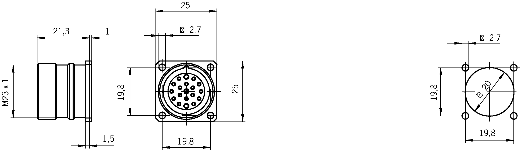Planos de dimensiones