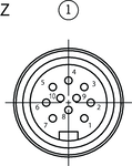 Diagrama dos contatos do conector