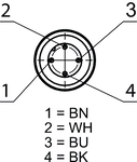 Wiring drawing<br>Wiring diagram (view of connection side)