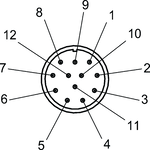 Diagrama dos contatos do conector