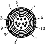 Diagrama dos contatos do conector