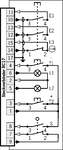 Wiring diagram 210 with key-operated rotary switch