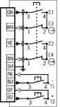 Wiring diagram 2220 with 2 pushbuttons