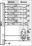 Wiring diagram SK:2121H/ÜK:2121HRC1971