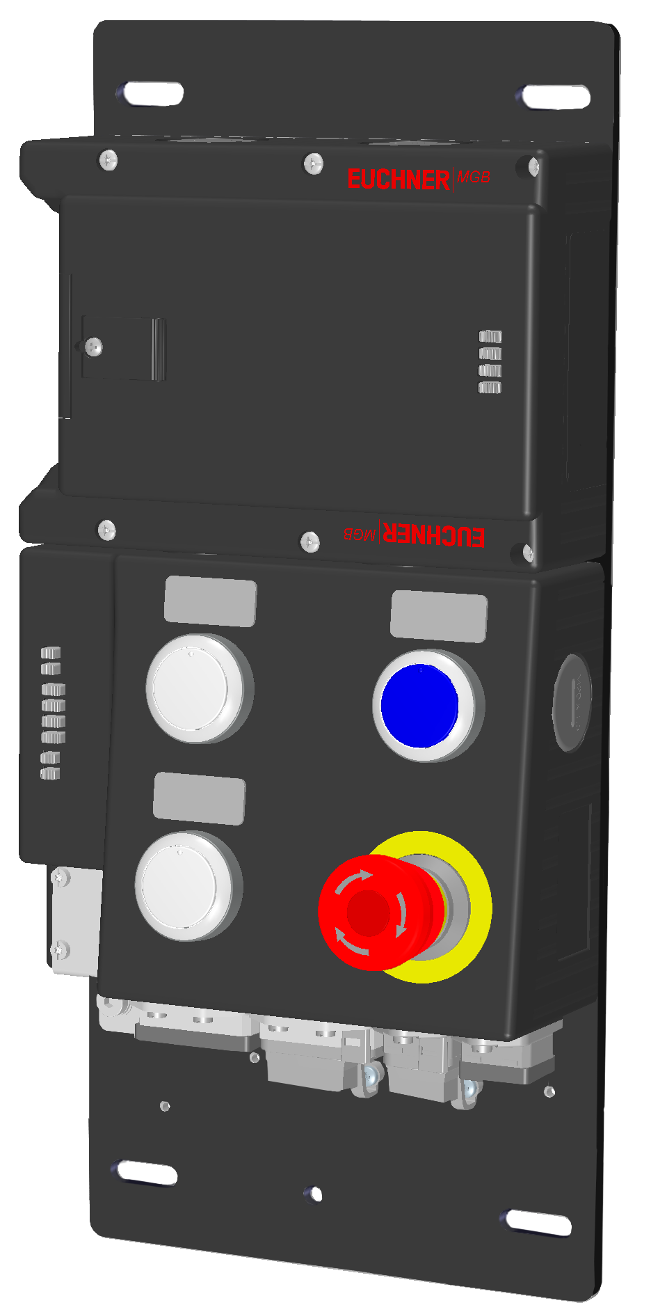 Vyhodnocovací moduly s jištěním ochranného krytu MGB-L2B-PNC-L-117101  (Obj. č. 117101)