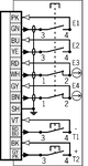 Wiring diagram 220 with 2 pushbuttons