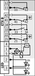 配線図、ETX BAC/DC 24 V