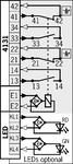 Wiring diagram 4131 (without door monitoring contact)