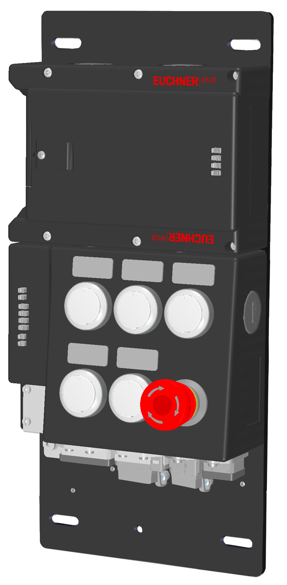 Vyhodnocovací moduly s jištěním ochranného krytu MGB-L2B-PNA-L-121838  (Obj. č. 121838)