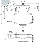 Plano de dimensiones