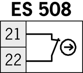 Plano del cableado<br>ES 508