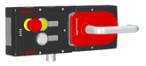 MGB-L2H-ARA-R-117315<br>Zuhalteset MGB-L2H-ARA..., (Zuhaltung durch Magnetkraft) mit 2 Taster, Not-Halt, inkl. Beschriftungsträger, RC18