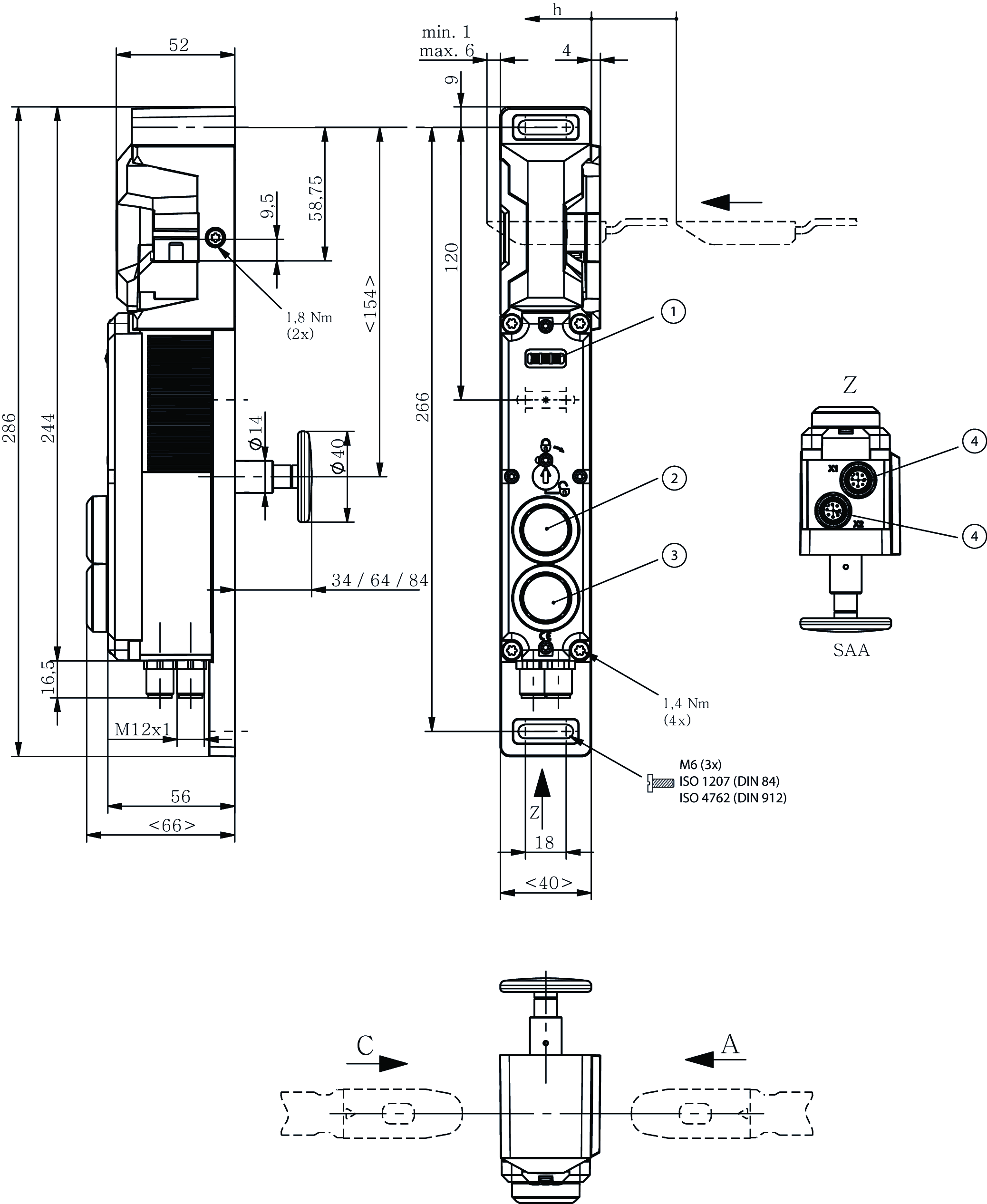Dimensional drawings