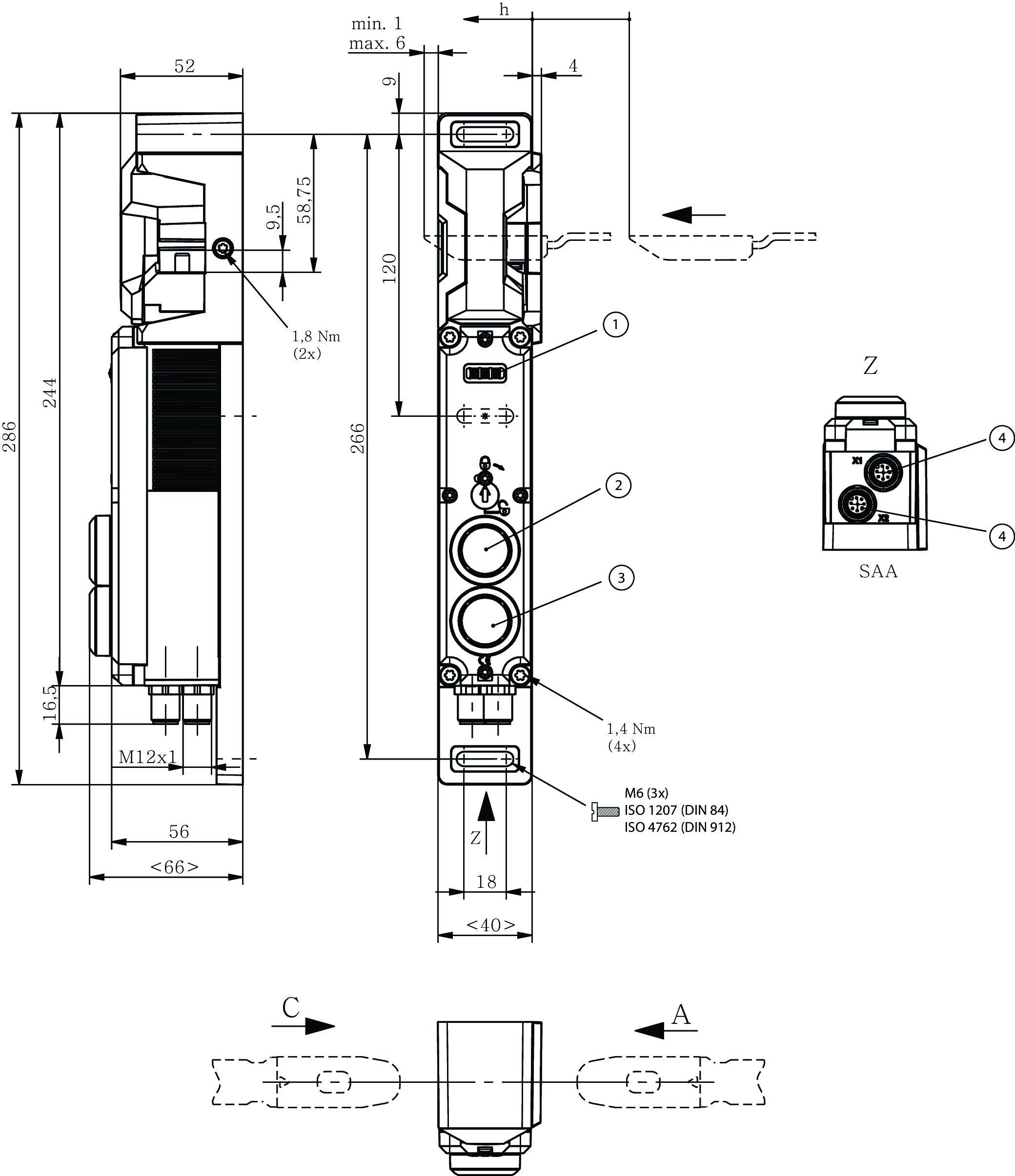 Dimensional drawings