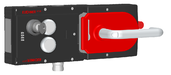 MGB-L1HE-ARA-R-157850<br>Zuhalteset MGB-L1HE-ARA..., (Zuhaltung durch Federkraft) mit 2 Taster, Schlüsselschalter, RC18