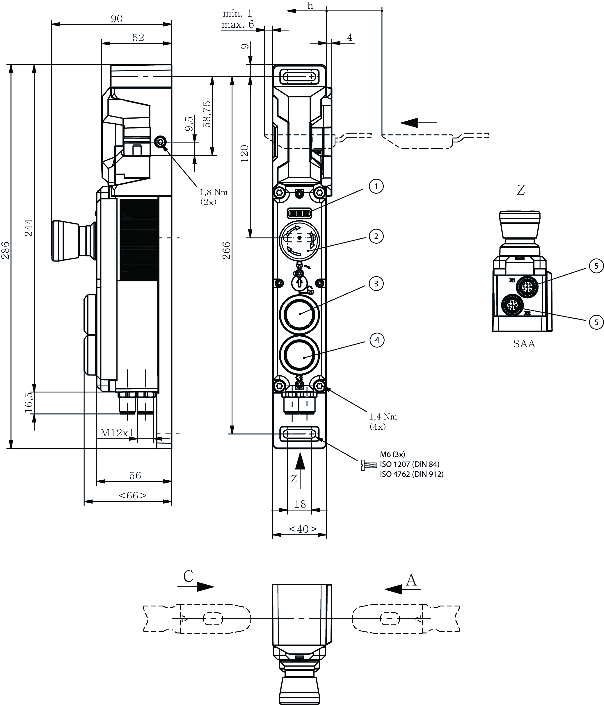 Dimensional drawings